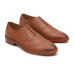 Elegant Tan Genuine Leather Brogue Shoe for Men