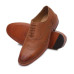 Elegant Tan Genuine Leather Brogue Shoe for Men