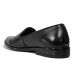 Genuine Leather Derby Slip On Black Shoe for Men