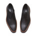 Lace-Up Black Genuine Leather Derby Shoe