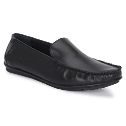 AYDINOVA Formal Leather Black Loafer Shoe