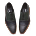 Leather Twin Shade Black Blue Oxford Shoe