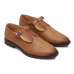 Genuine Leather Brogue Style Sandal for Men in Tan