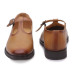 Genuine Leather Brogue Style Sandal for Men in Tan