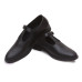 Black Leather Brogue Style Sandal for Men