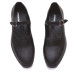 Black Leather Brogue Style Sandal for Men