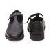 Black Leather Brogue Style Sandal for Men