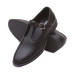 Black Leather Brogue Style Sandal for Men